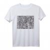 Löwe T-Shirt mit abstraktem Muster - Modernes Tiermotiv für Modebewusste und Kunstliebhaber