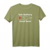 Funny Low Battery Need Beer T-Shirt für Männer - Lustiges Bier Shirt als Geschenkidee für Bierliebhaber