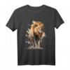 Löwe Tierliebhaber Motiv Tier Zoo Druck T-Shirt – Perfektes Geschenk für Tierfreunde und Löwenfans