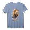 Löwe Tierliebhaber Motiv Tier Zoo Druck T-Shirt – Perfektes Geschenk für Tierfreunde und Löwenfans