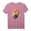 Löwe Tierliebhaber Motiv Tier Zoo Druck T-Shirt – Perfektes Geschenk für Tierfreunde und Löwenfans