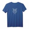 Low Poly Owl T-Shirt – Klassisch geschnitten mit Tiermotiv und langlebigem Saum, perfekt für Tierliebhaber