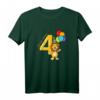 Kinder Löwe Geburtstag T-Shirt für 4-Jährige – Perfektes Geschenk für Jungen und Mädchen zum Geburtstag