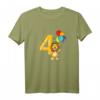 Kinder Löwe Geburtstag T-Shirt für 4-Jährige – Perfektes Geschenk für Jungen und Mädchen zum Geburtstag