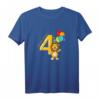 Kinder Löwe Geburtstag T-Shirt für 4-Jährige – Perfektes Geschenk für Jungen und Mädchen zum Geburtstag