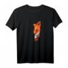 Polygon Fuchs T-Shirt - Minimalistisches Wildtier-Design für Kinder, Damen und Herren, ideales Geschenk für Tier- und Naturliebhaber