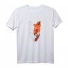Polygon Fuchs T-Shirt - Minimalistisches Wildtier-Design für Kinder, Damen und Herren, ideales Geschenk für Tier- und Naturliebhaber