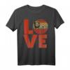 Vintage Löwe-Liebe Retro T-Shirt – Klassisches Tiermotiv für Tierliebhaber, Safari-Fans & Vintage-Mode