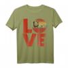 Vintage Löwe-Liebe Retro T-Shirt – Klassisches Tiermotiv für Tierliebhaber, Safari-Fans & Vintage-Mode