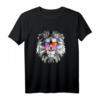 Löwe T-Shirt mit Sonnenbrille - Geometrischer Low Poly Löwenkopf für Safari- und Tierliebhaber, perfekt als Geschenk für Hipster und Löwenfans