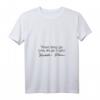 Damen Michelle Obama T-Shirt - When They Go Low, We Go High. Inspirierendes V-Ausschnitt Shirt für Frauen