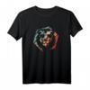 Löwe Retro Style Vintage T-Shirt - Coole Geschenkidee für Löwenliebhaber, Zoowärter & Zoologen mit Sonnenbrille Motiv