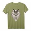 Maine Coon Low Poly T-Shirt für Damen, Herren & Kinder – Modernes Katzenliebhaber-Shirt, Perfekte Geschenkidee für Familie & Freunde