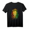 Reggae Jamaica T-Shirt mit Löwe - Klassisch geschnittenes Musik-Shirt für Reggae- und Jamaika-Fans