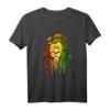 Reggae Jamaica T-Shirt mit Löwe - Klassisch geschnittenes Musik-Shirt für Reggae- und Jamaika-Fans