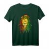 Reggae Jamaica T-Shirt mit Löwe - Klassisch geschnittenes Musik-Shirt für Reggae- und Jamaika-Fans
