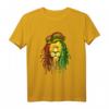 Reggae Jamaica T-Shirt mit Löwe - Klassisch geschnittenes Musik-Shirt für Reggae- und Jamaika-Fans