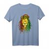 Reggae Jamaica T-Shirt mit Löwe - Klassisch geschnittenes Musik-Shirt für Reggae- und Jamaika-Fans