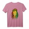 Reggae Jamaica T-Shirt mit Löwe - Klassisch geschnittenes Musik-Shirt für Reggae- und Jamaika-Fans