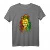 Reggae Jamaica T-Shirt mit Löwe - Klassisch geschnittenes Musik-Shirt für Reggae- und Jamaika-Fans