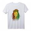 Reggae Jamaica T-Shirt mit Löwe - Klassisch geschnittenes Musik-Shirt für Reggae- und Jamaika-Fans