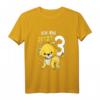 Kinder Löwe T-Shirt zum 3. Geburtstag - Süßes Geschenk für Jungen & Mädchen, Tier- und Zoo-Liebhaber, ideales Outfit für Geburtstag & Kindergarten