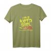 I'm A Keto Girl In A Carbie World - Lustiges Keto Diät T-Shirt für Frauen, Fitness & Motivation, Perfektes Geschenk für Diät- und Fitness-Enthusiasten