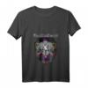 Damen MacDonald Schottischer Clan Tartan Löwe Schwert Wappen T-Shirt mit V-Ausschnitt – Keltisches Design für Schottland-Fans