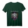 Damen MacDonald Schottischer Clan Tartan Löwe Schwert Wappen T-Shirt mit V-Ausschnitt – Keltisches Design für Schottland-Fans