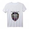 Damen MacDonald Schottischer Clan Tartan Löwe Schwert Wappen T-Shirt mit V-Ausschnitt – Keltisches Design für Schottland-Fans