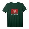 Isle of Man Vintage 3 Beine Celtic Flagge Langarmshirt – Retro Celtic Triskele Design, perfektes Geschenk für Touristen und Fans