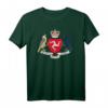 Isle Of Man Manx Flagge T-Shirt mit 3 Legs Of Man Wappen – Traditionelles Souvenir & Kulturerbe Kleidung