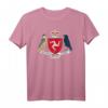 Isle Of Man Manx Flagge T-Shirt mit 3 Legs Of Man Wappen – Traditionelles Souvenir & Kulturerbe Kleidung