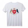 Isle Of Man Manx Flagge T-Shirt mit 3 Legs Of Man Wappen – Traditionelles Souvenir & Kulturerbe Kleidung
