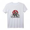 Isle Of Man Motorradrennen Manx Biker T-Shirt - Retro Vintage Bike Races mit 3 Beinen und Flaggenmotiv