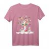 Maltesischer Weihnachten auf Winterbaum Pyjamas T-Shirt - Lustiges Festtags-Shirt für Maltese-Liebhaber und Tierfreunde