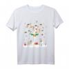Maltesischer Weihnachten auf Winterbaum Pyjamas T-Shirt - Lustiges Festtags-Shirt für Maltese-Liebhaber und Tierfreunde