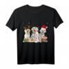 Lustiges Weihnachts-T-Shirt mit Weihnachtsmann, Rentier & Hundemotiv – Perfektes Geschenk für Familie, Freunde & Hundeliebhaber zu Weihnachten