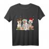 Lustiges Weihnachts-T-Shirt mit Weihnachtsmann, Rentier & Hundemotiv – Perfektes Geschenk für Familie, Freunde & Hundeliebhaber zu Weihnachten