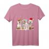 Lustiges Weihnachts-T-Shirt mit Weihnachtsmann, Rentier & Hundemotiv – Perfektes Geschenk für Familie, Freunde & Hundeliebhaber zu Weihnachten