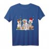 Lustiges Weihnachts-T-Shirt mit Weihnachtsmann, Rentier & Hundemotiv – Perfektes Geschenk für Familie, Freunde & Hundeliebhaber zu Weihnachten