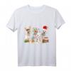 Lustiges Weihnachts-T-Shirt mit Weihnachtsmann, Rentier & Hundemotiv – Perfektes Geschenk für Familie, Freunde & Hundeliebhaber zu Weihnachten