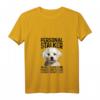 Damen Malteser Personal Stalker lustiges Hundemotiv T-Shirt mit V-Ausschnitt – Perfektes Geschenk für Malteser-Mütter und Hundeliebhaberinnen