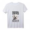 Damen Malteser Personal Stalker lustiges Hundemotiv T-Shirt mit V-Ausschnitt – Perfektes Geschenk für Malteser-Mütter und Hundeliebhaberinnen