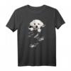HapFrog Torn Paper Cute Gift T-Shirt – Klassisch geschnitten, doppelt genähter Saum, ideal als lustiges Geschenk