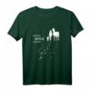 Hund Pferd - Never walk alone - Lustiges Tiermotive T-Shirt für Hundeliebhaberinnen und Pferdefans – Perfekt als Geschenk für Gassi-Partner