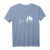 Hund Pferd - Never walk alone - Lustiges Tiermotive T-Shirt für Hundeliebhaberinnen und Pferdefans – Perfekt als Geschenk für Gassi-Partner