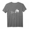 Hund Pferd - Never walk alone - Lustiges Tiermotive T-Shirt für Hundeliebhaberinnen und Pferdefans – Perfekt als Geschenk für Gassi-Partner