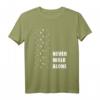 „Never Walk Alone“ Hund, Pferd und Mensch Liebe T-Shirt – Perfekt für Tierliebhaber, Reiter und Hundebesitzer