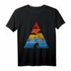Retro Maulwurf Sunset Silhouette T-Shirt – Vintage Sonnenuntergang Design für Maulwurfliebhaber, perfekt als Geschenk zu Geburtstag & Weihnachten